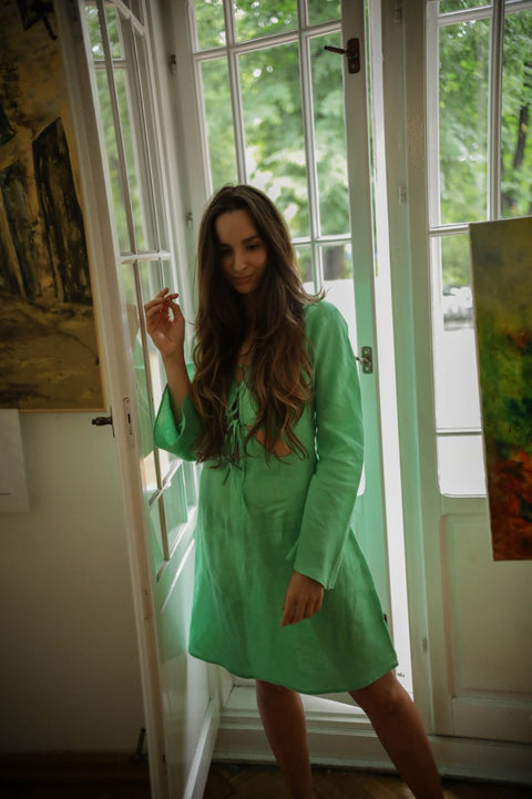 Sukienka Deia green