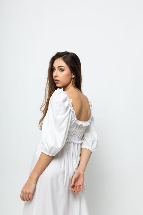 Kiara midi ecru