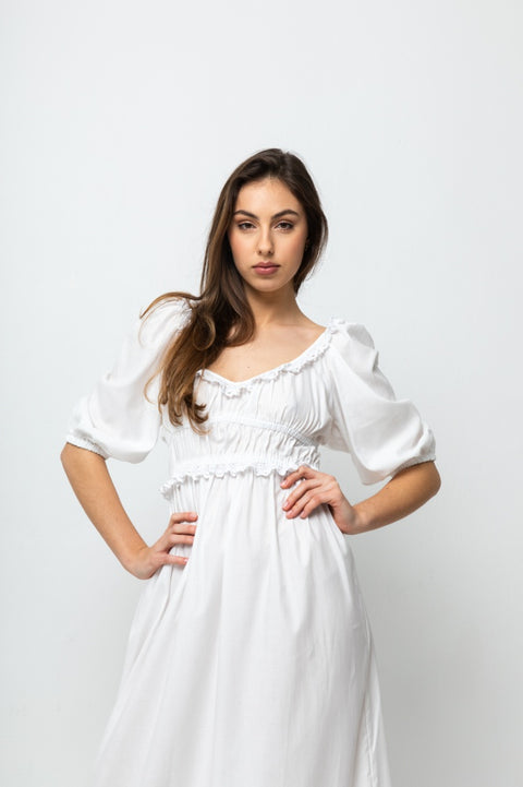 Kiara midi ecru