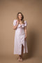 Carmen midi vichy pink