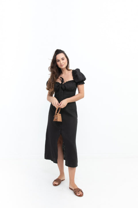 Carmen midi czarna