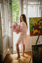 Koszula oversize Follie baby pink
