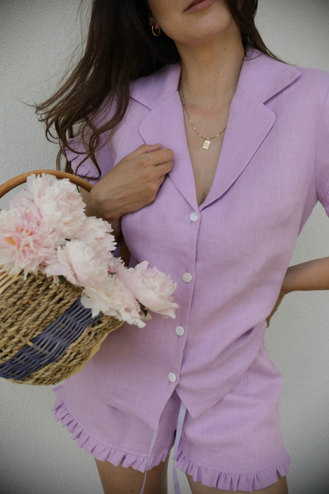 Livia lavender pajamas