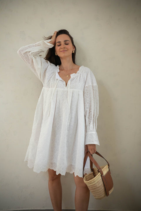 Gia peach dress