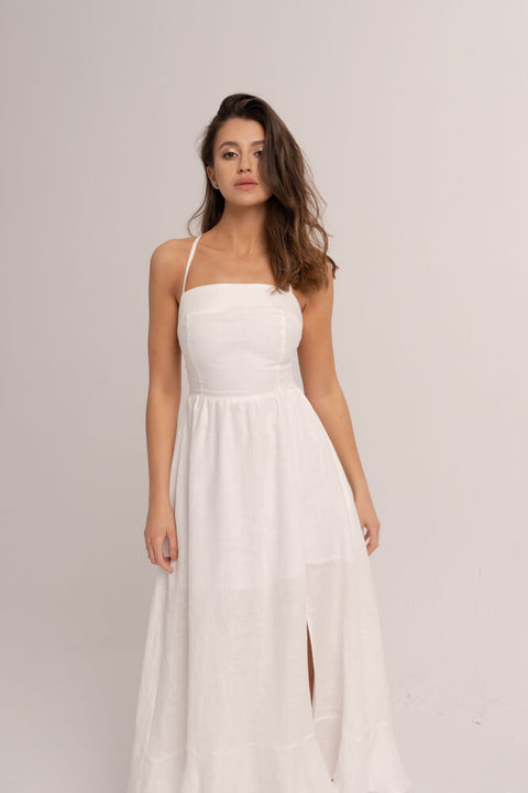 Zoe midi white