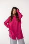 Koszula oversize Follie strong pink
