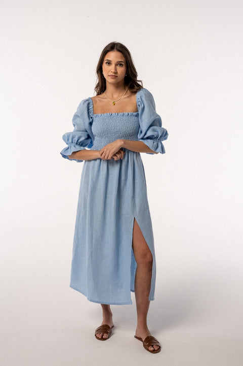 Nessa midi baby blue