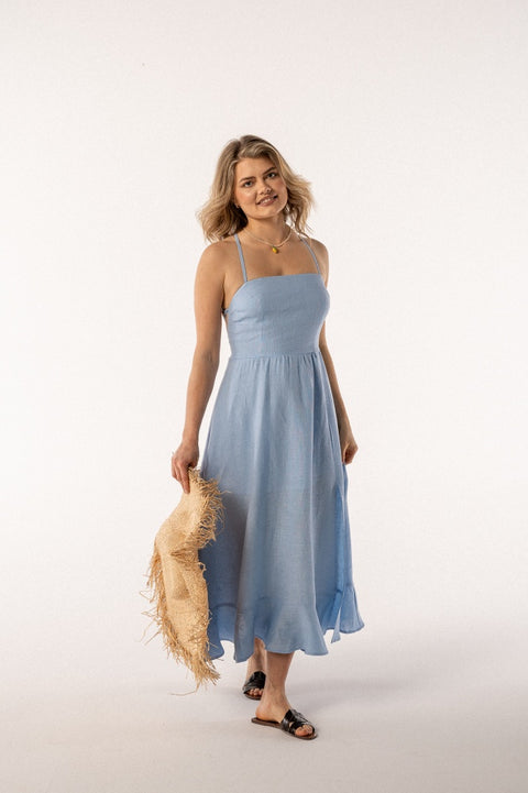 Zoe midi blue
