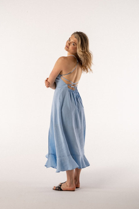 Zoe midi blue