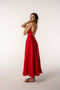 Zoe red midi