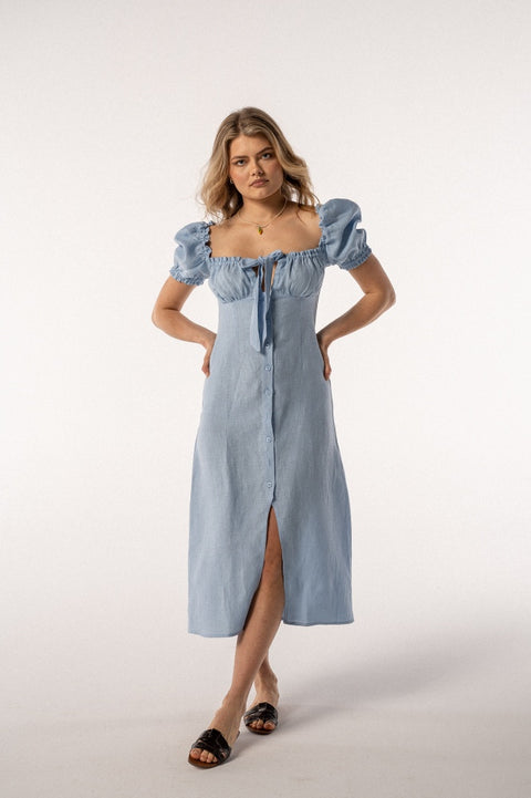 Carmen midi baby blue