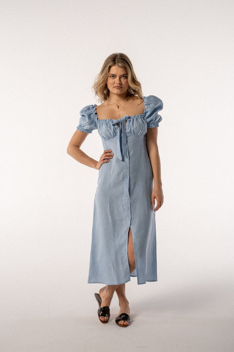 Carmen midi baby blue