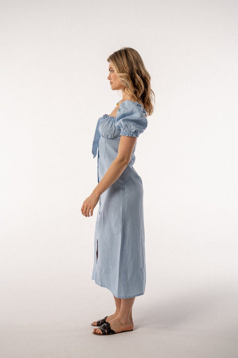Carmen midi baby blue