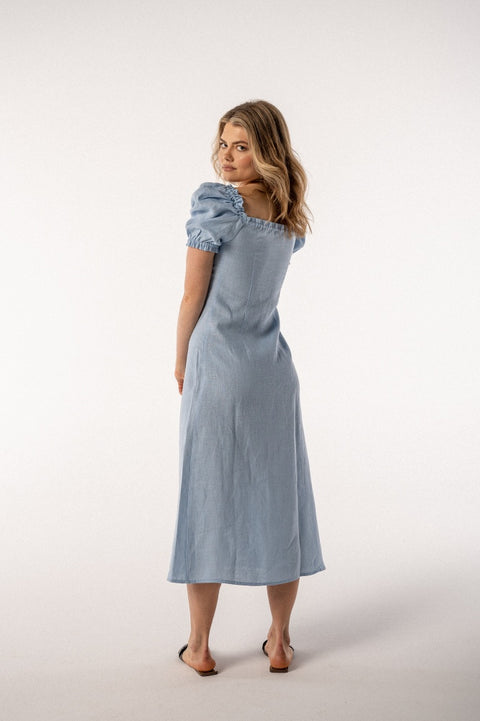Carmen midi baby blue
