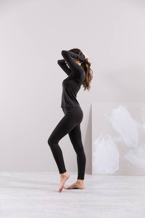Legginsy ciemny grafit
