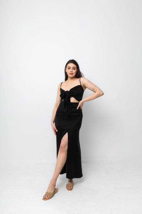 Matylda cupro black