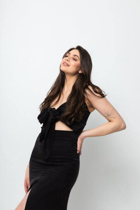 Matylda cupro black