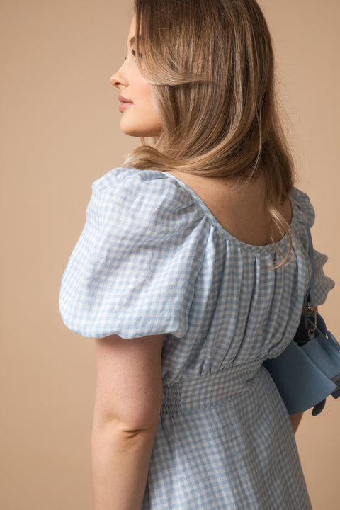 Bella vichy baby blue
