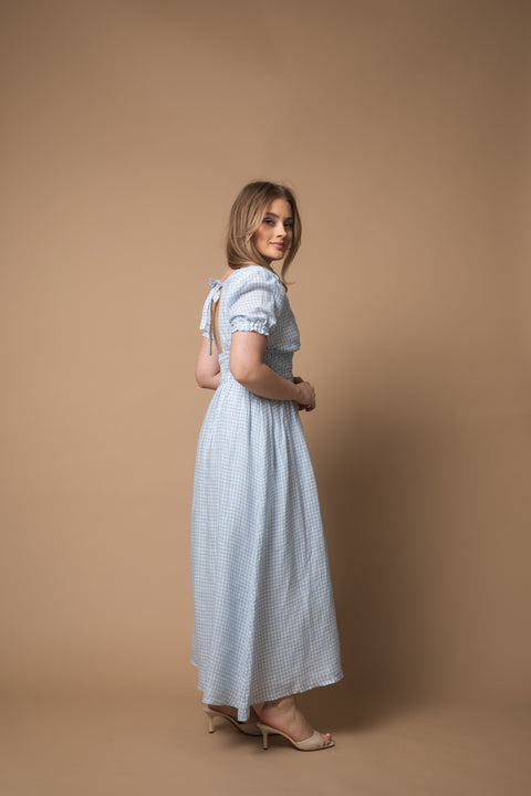 Lilien vichy baby blue