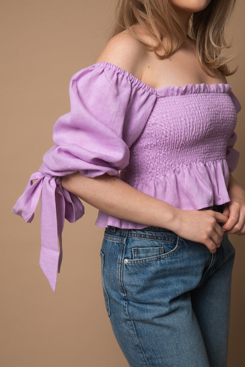Top Nessa lavender