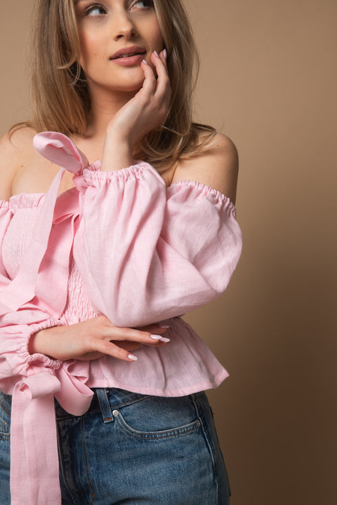 Top Nessa baby pink