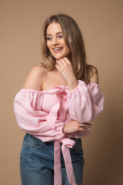 Top Nessa baby pink